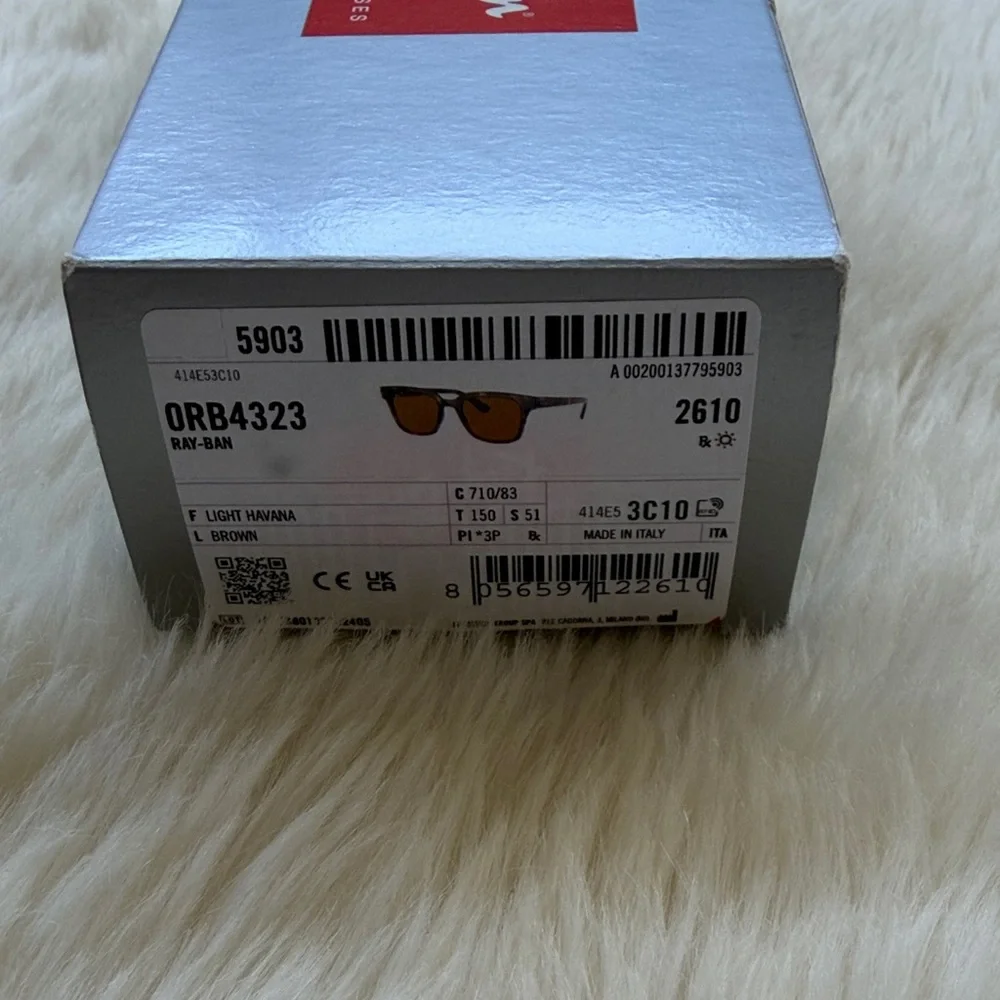 Ray-Ban Women's Tortoise Shell Sunglasses with Brown Gradient Lenses